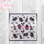 TGN-89 Esténcil Guantes y Pinos