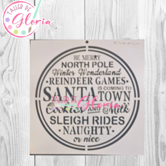 TGN-88 Esténcil Santa Town