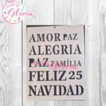 TGN-87 Esténcil Amor y Paz