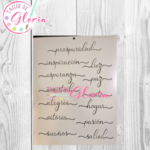 TGN-85 Esténcil Deseos 2