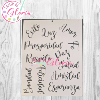 TGN-84 Esténcil Deseos 1