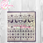 TGN-82 Esténcil Palomas, Estrellas, Pinos