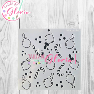 TGN-103 Esténcil Esferas Bastones