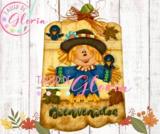 MH-149 Calabaza con Espantapájaros