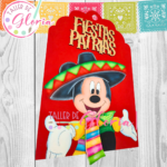 MS-067 Tag Ratón Felices Fiestas