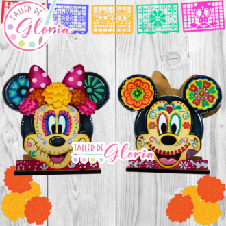 MH-180 Servilletero Ratones Dia de Muertos