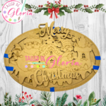 MN-373 Villa Navideña Santa y Duendes