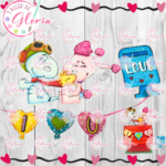 MA-088 Intercambiable Perrito 14 Feb para Casita