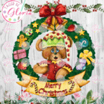 MN-424 Corona Oso Navidad