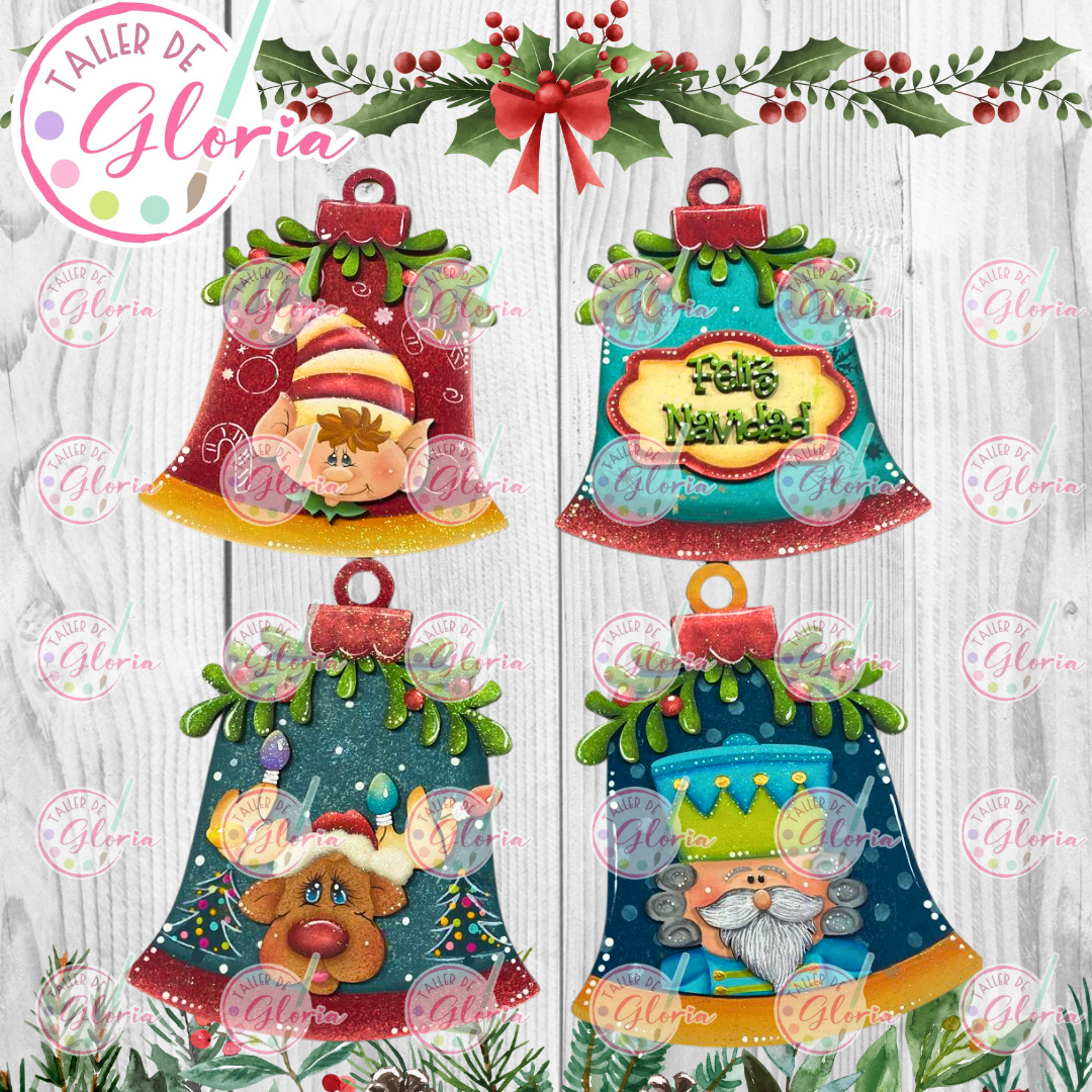 MN-429 Campanas Navideñas Cascanueces