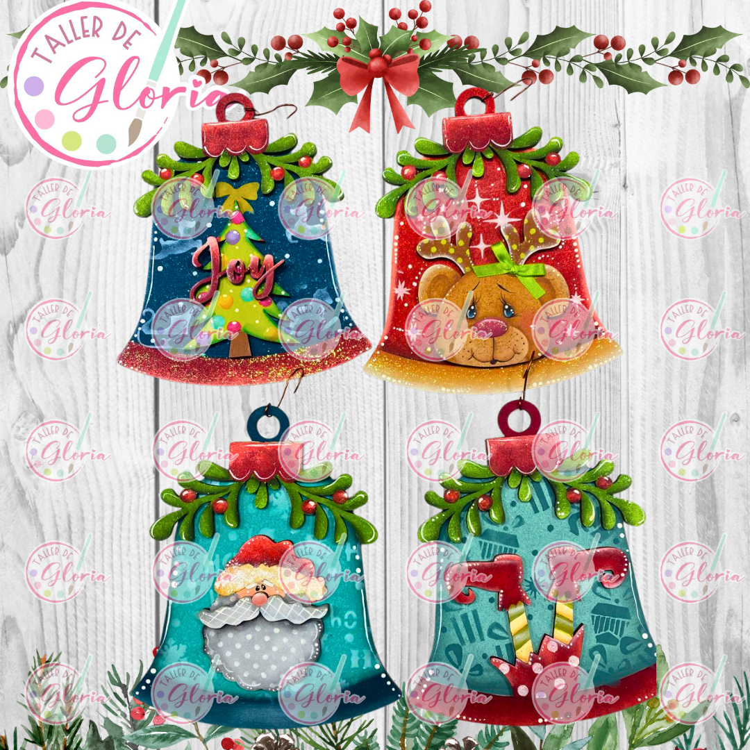 MN-428 Campanas Navideñas Santa