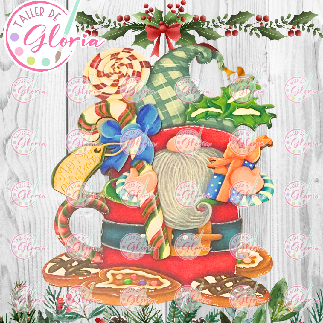 MN-426 Gnomo Taza Navideña